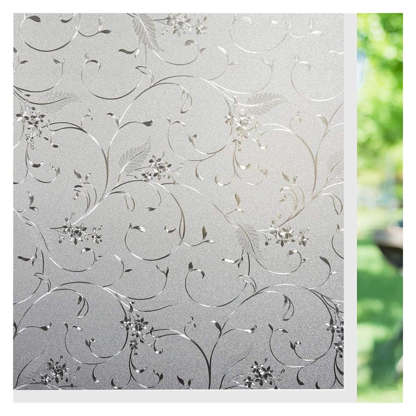 Gc3sj7wn6b Khaki Privacy Film Window Privacy Film, Static Clings, Vinyl Tinting Decorative For Home, Uv Protection Stickers Window Film(,90X300cm)