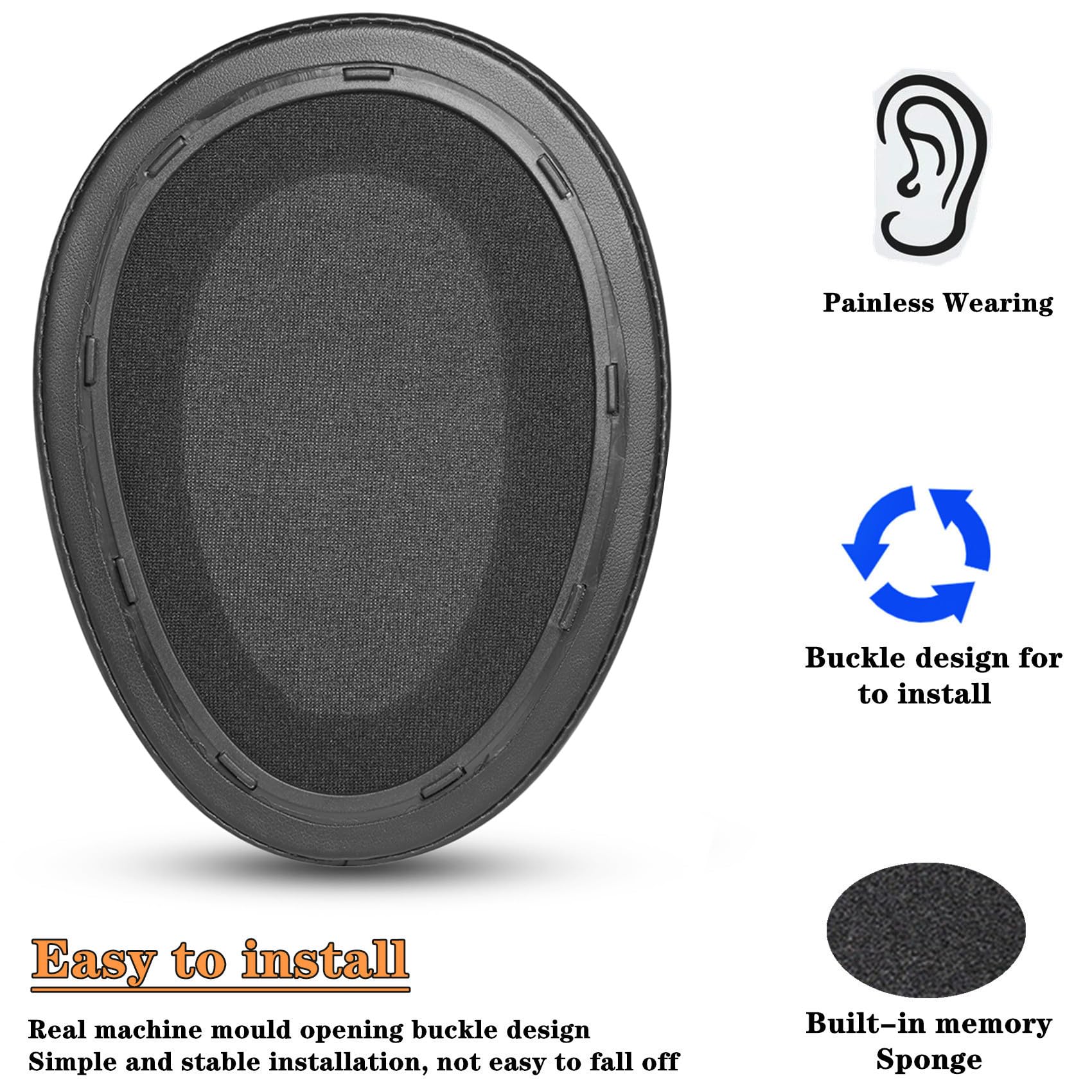 YunYiYi Almofadas de Ouvido Compatíveis com Hifiman Ananda Nano
