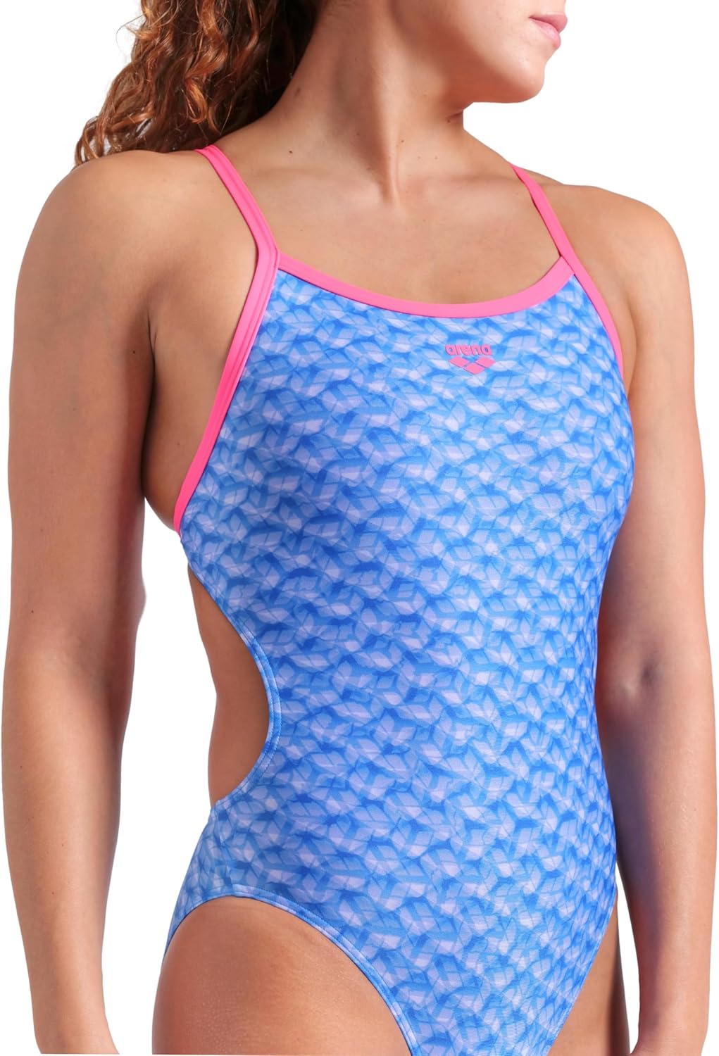 Arena Women's Performance Monogram Challenge Back Athletic One Piece Ladies Swimsuit - Image 3
