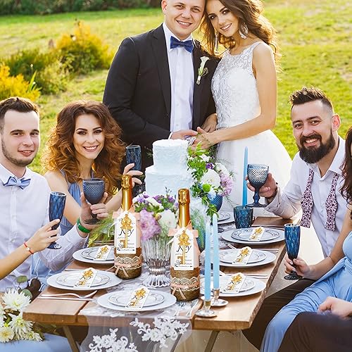 Miniatura 5 de Aokbean 100 juegos de llaves en forma de flor de rosa, regalos de boda, regalo para invitados, llave de esqueleto a granel, abridor de botellas con