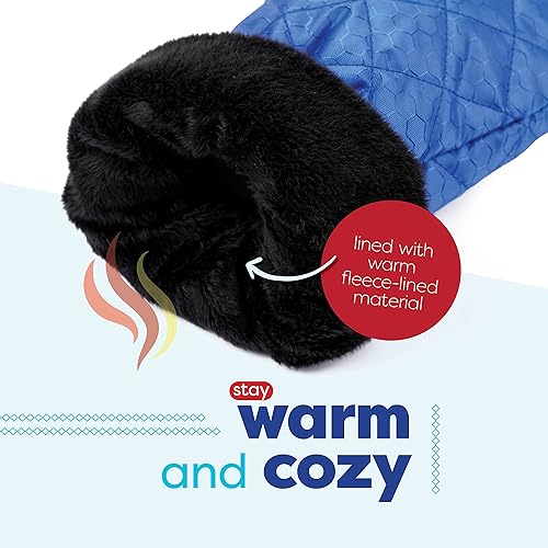 Miniatura 6 de SCRUBIT Rascador de hielo con guante, raspador de parabrisas de automóvil para hielo y nieve con guante de forro polar, raspa y quita la nieve