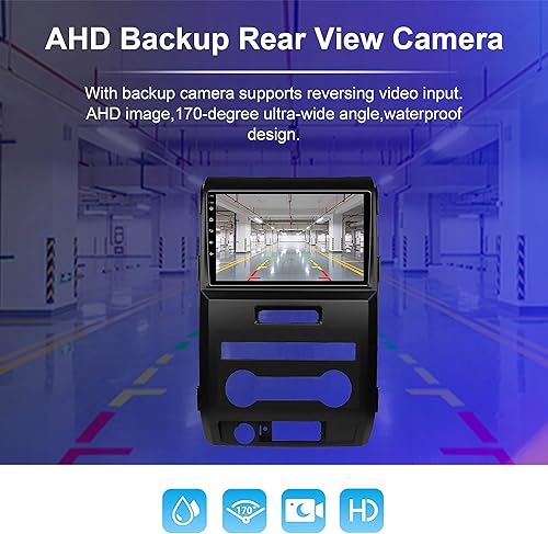 Miniatura 7 de Actualización de radio estéreo de coche Android 13 de 4 GB+32 GB para Ford F150 2009-2012 con Carplay inalámbrico y Android Auto, pantalla táctil de