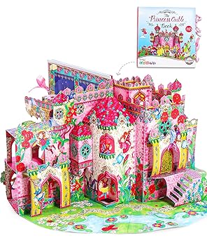 Intelliskills Premium 360° 3D Pop-Up Doll House Book for Girls & Boys, Interactive Story Book for Kids, Enhanced Imaginative Play with 3D Princess ... Doll House Book for Girls, Best Birthday Gift