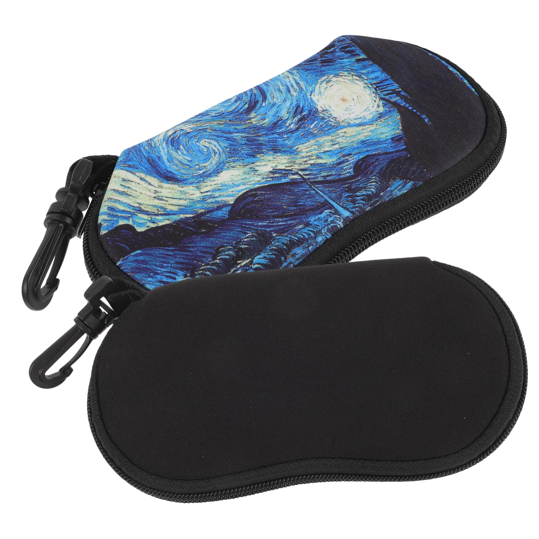 Beavorty Estuche Portátil Con Cremallera Para Gafas Organizador Polarizado Estuche De Viaje Para Gafas De Sol Estuche Rígido De Neopreno Para Mujeres Adultas