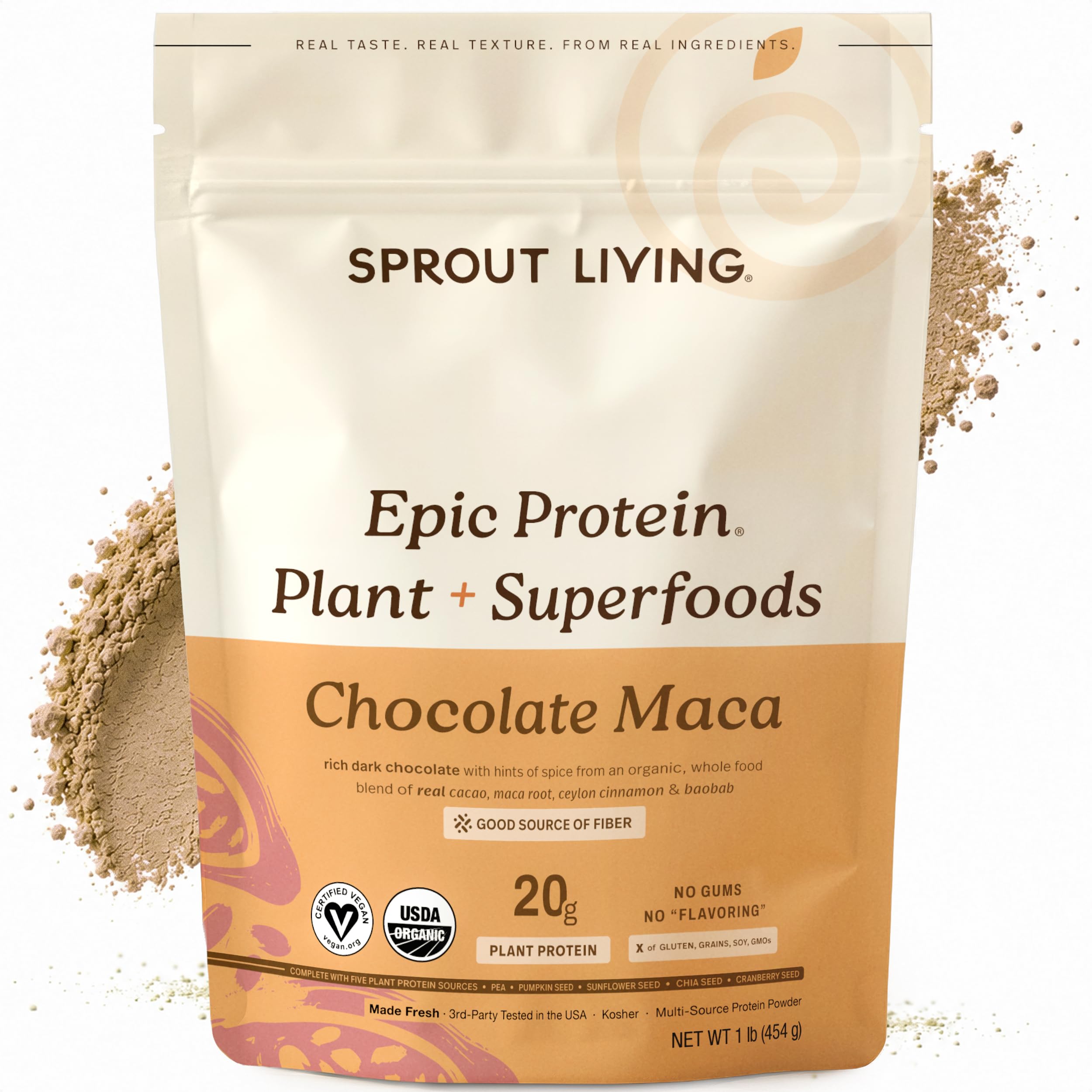 Sprout Living Epic Protein Chocolate Maca