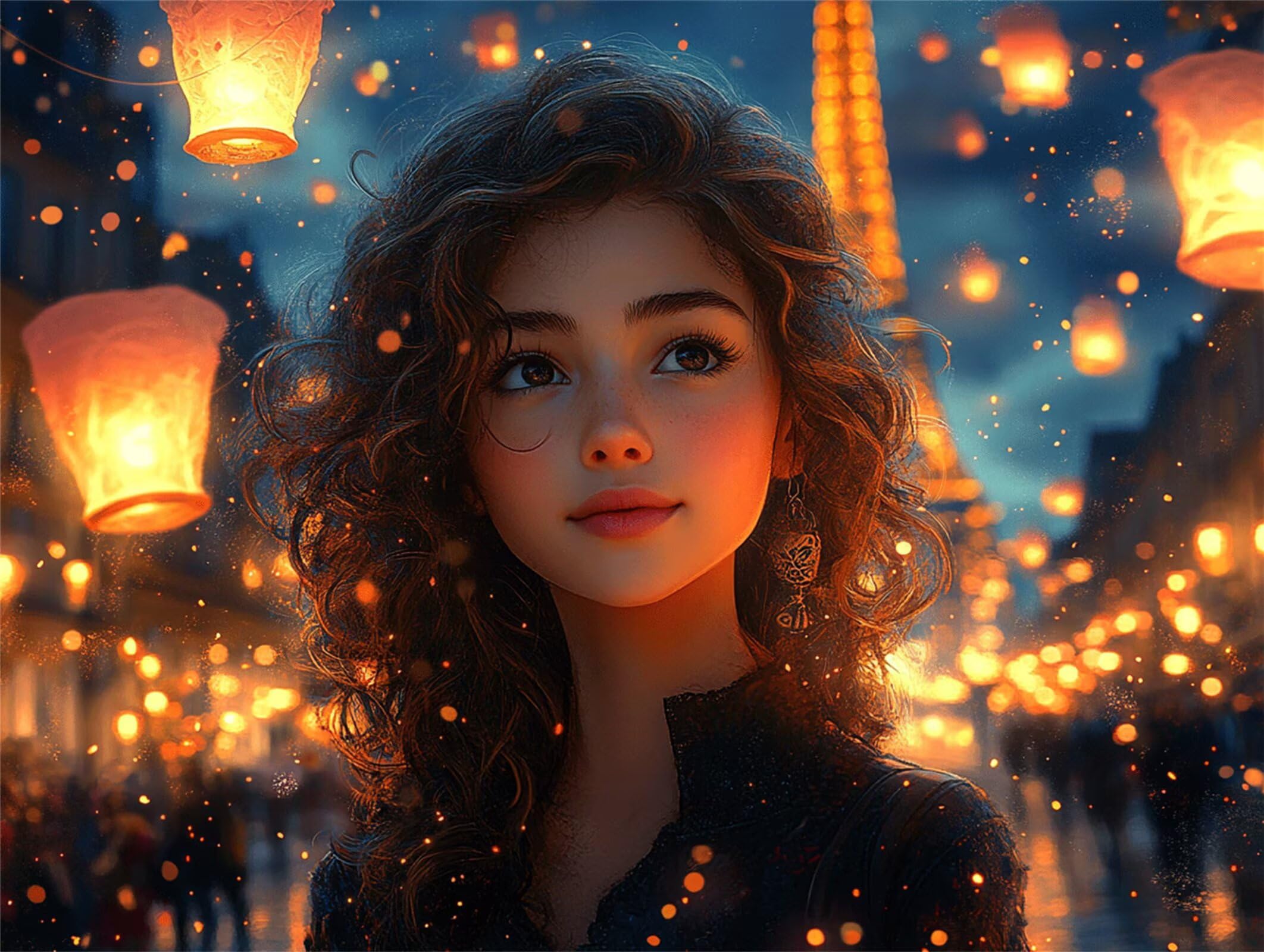 Puzzle dla dorosłych 2000, Woman City, 99x70cm, n-635