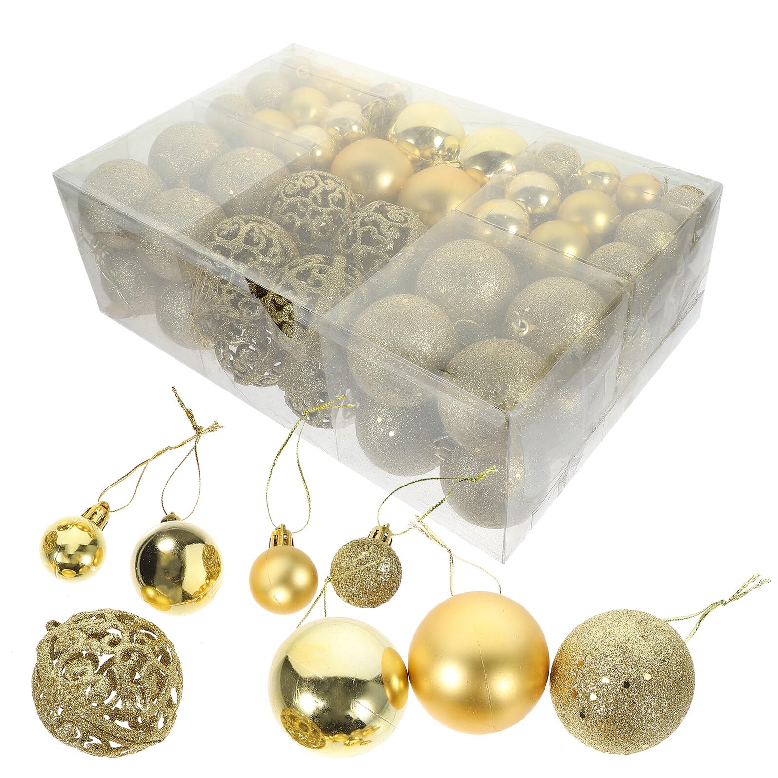 100 Boules de Noël Suspendues Ciieeo pour Décoration Complète du Sapin Festif