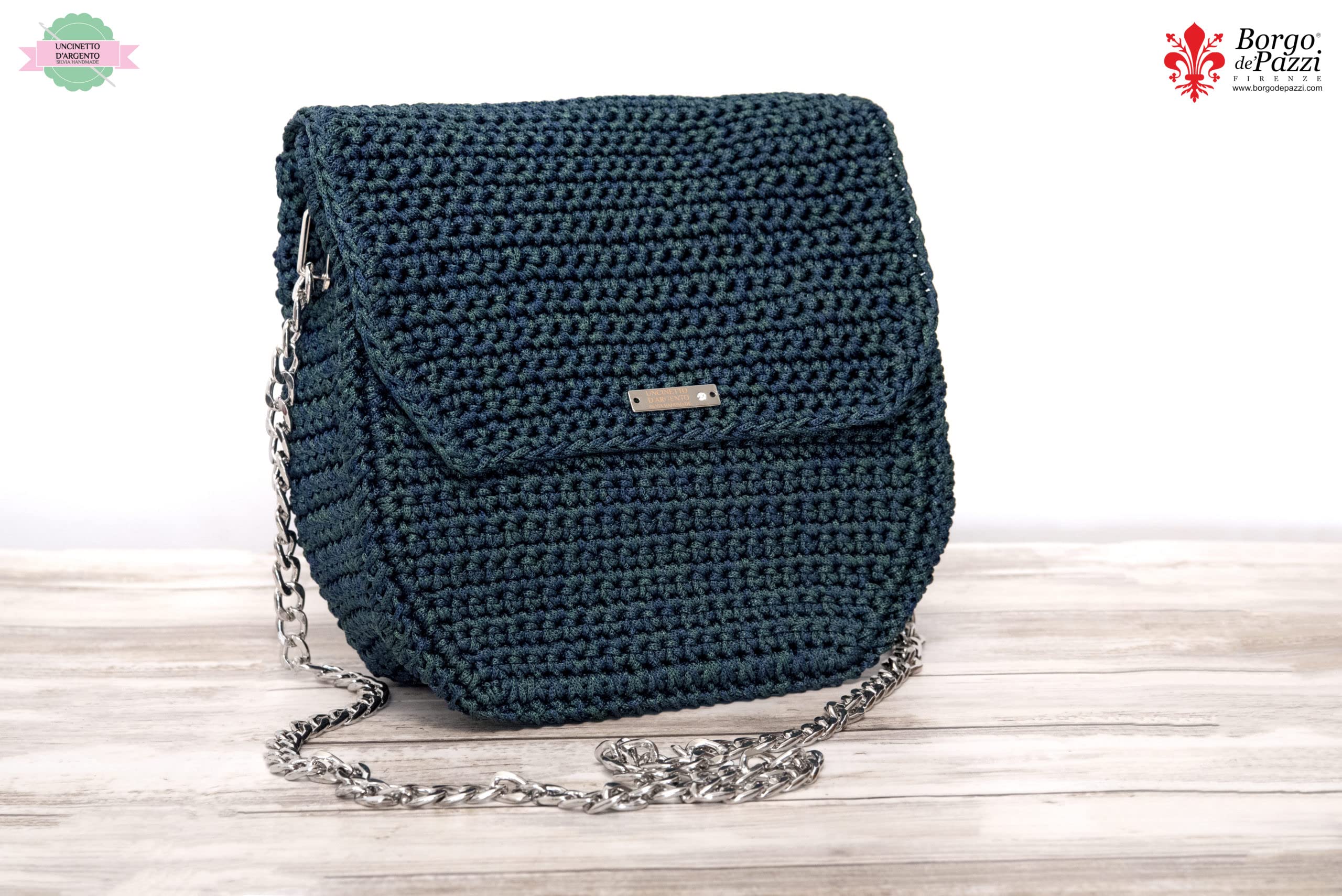 BORGO DE' PAZZI FIRENZE Crochet Bag Yarn 2 mm Polypropylene Yarn