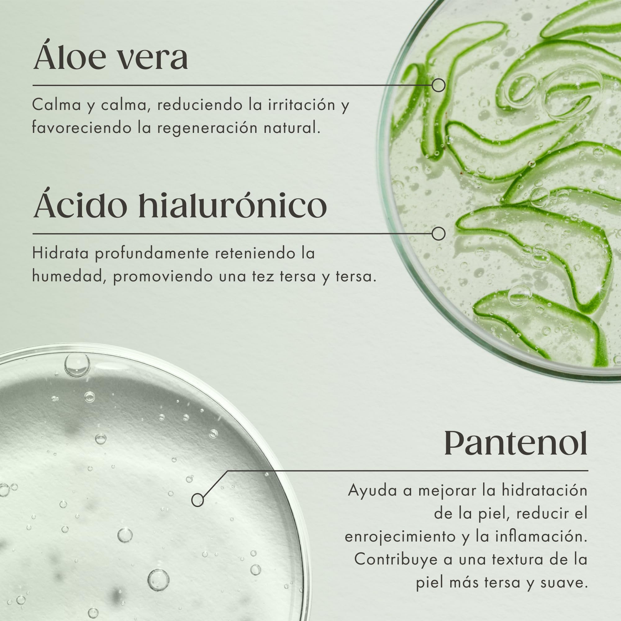 Satin Naturel Gel de Aloe Vera Bio 200 ml – 100% Vegano & Cosmética Natural - Gel de Aloe Vera Concentrado - Con Ácido Hialurónico & Pantenol - After Sun & Cuidado Hidratante Rostro, Cuerpo y Cabello
