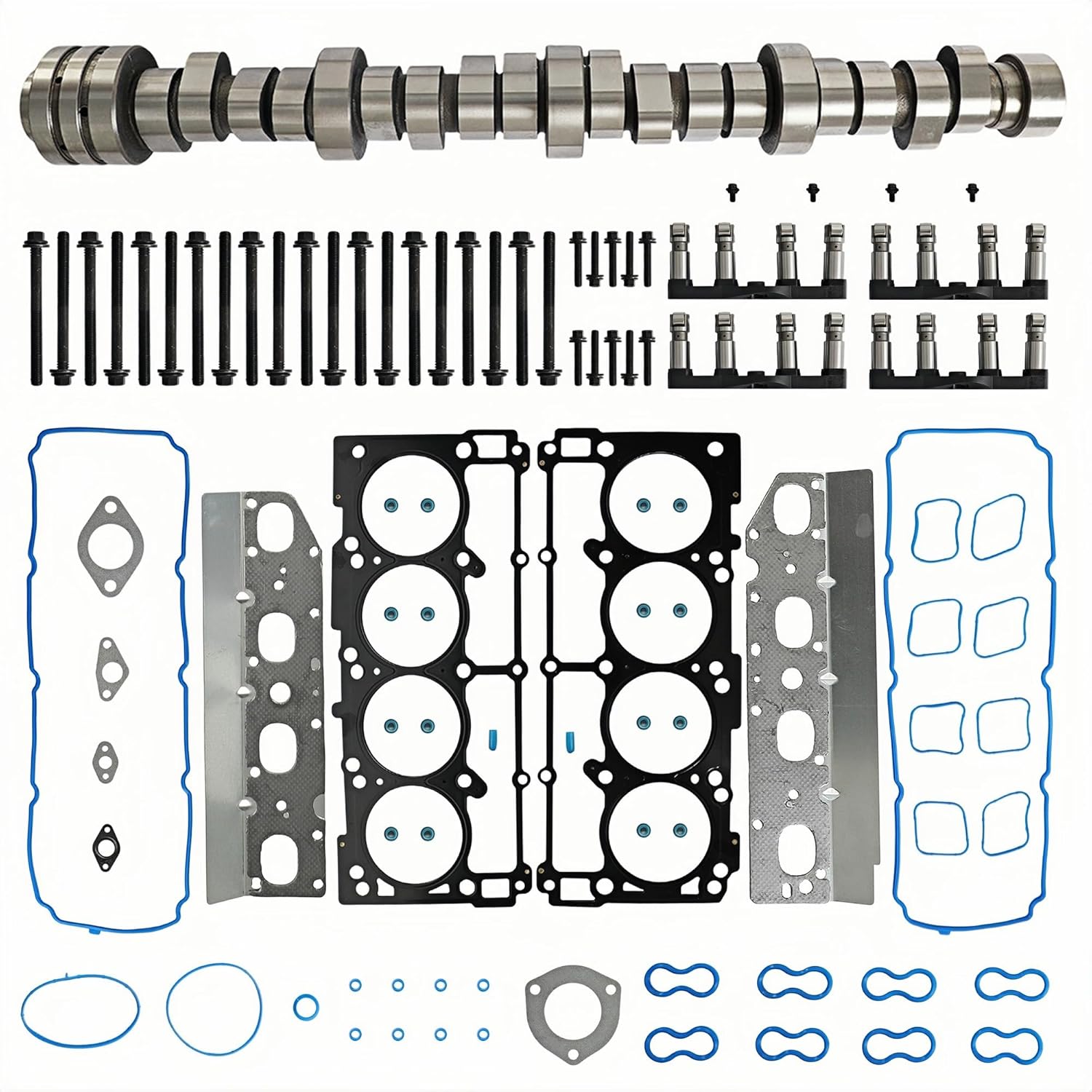 Non MDS 5.7 Hemi Engine Camshaft Lifter Kit Fit For Dodge Challenger R/T T/A 5.7L V8 2010-2019 53022372AA 53021720AD HS26423PT