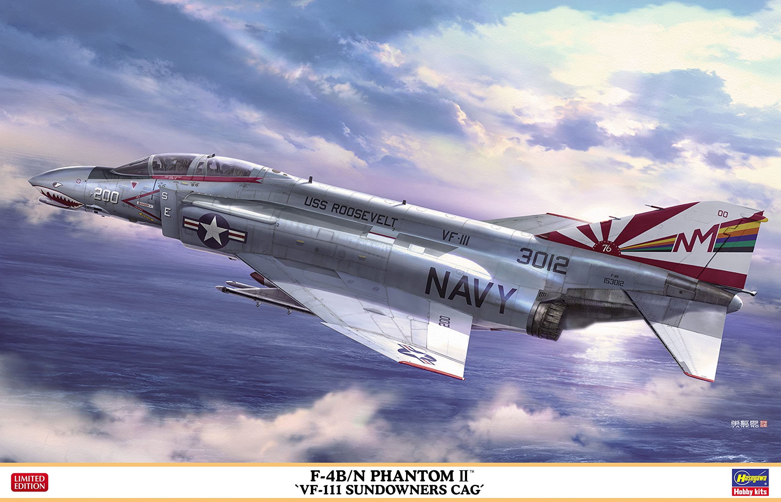 Hasegawa1:48 F-4B/N Phantom II - VF-111 Sundowners Cag