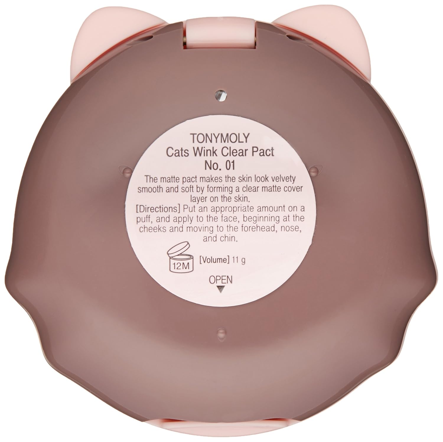 TONYMOLY Cats Wink Clear Pact, 01 Clear Skin - Image 5