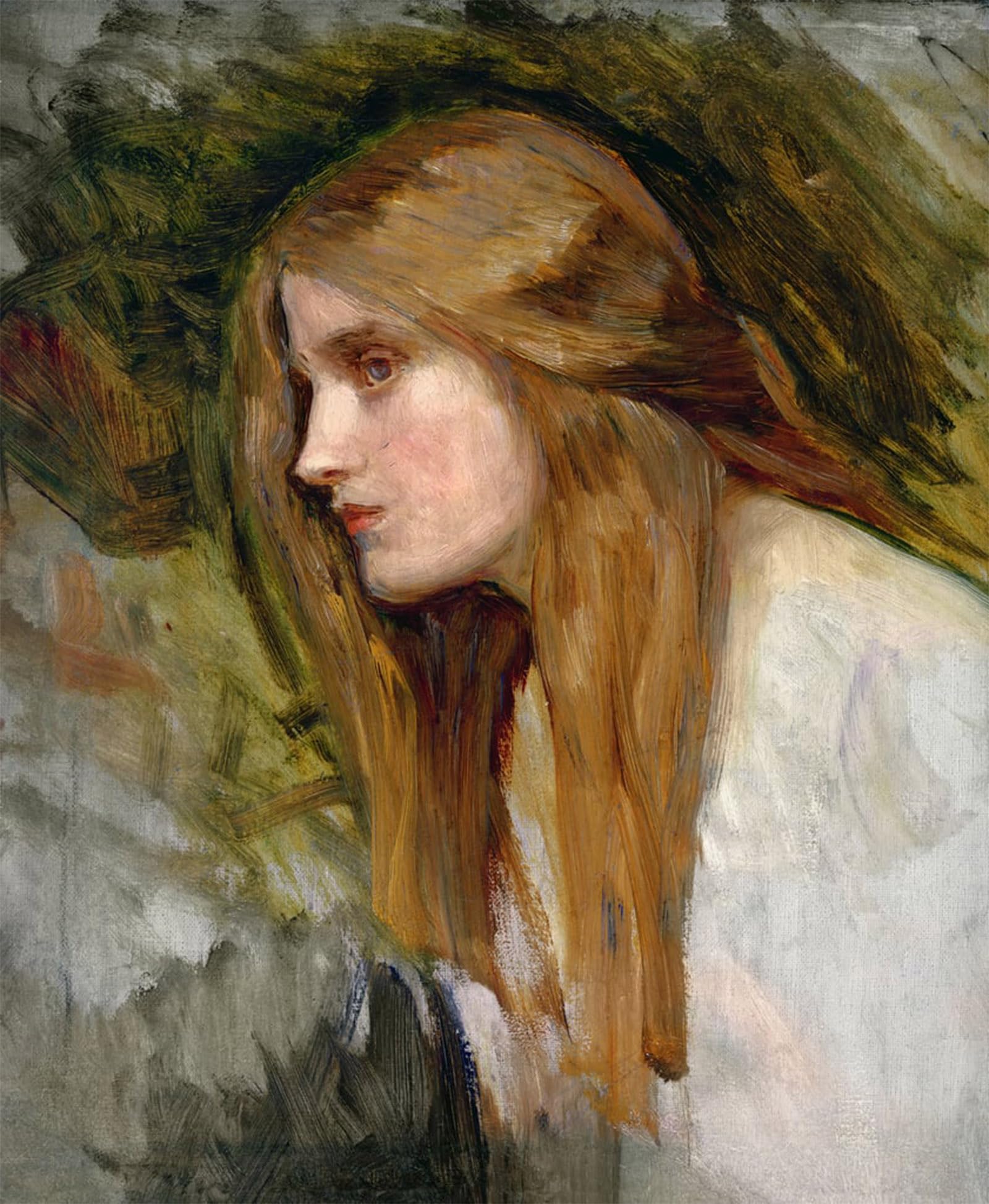SERENDIPITP Vintage Picture Print on Canvas Wall Art Poster Holy Eulalia by John William Waterhouse Artwork Print Poster for Wall Decor 60x90cm