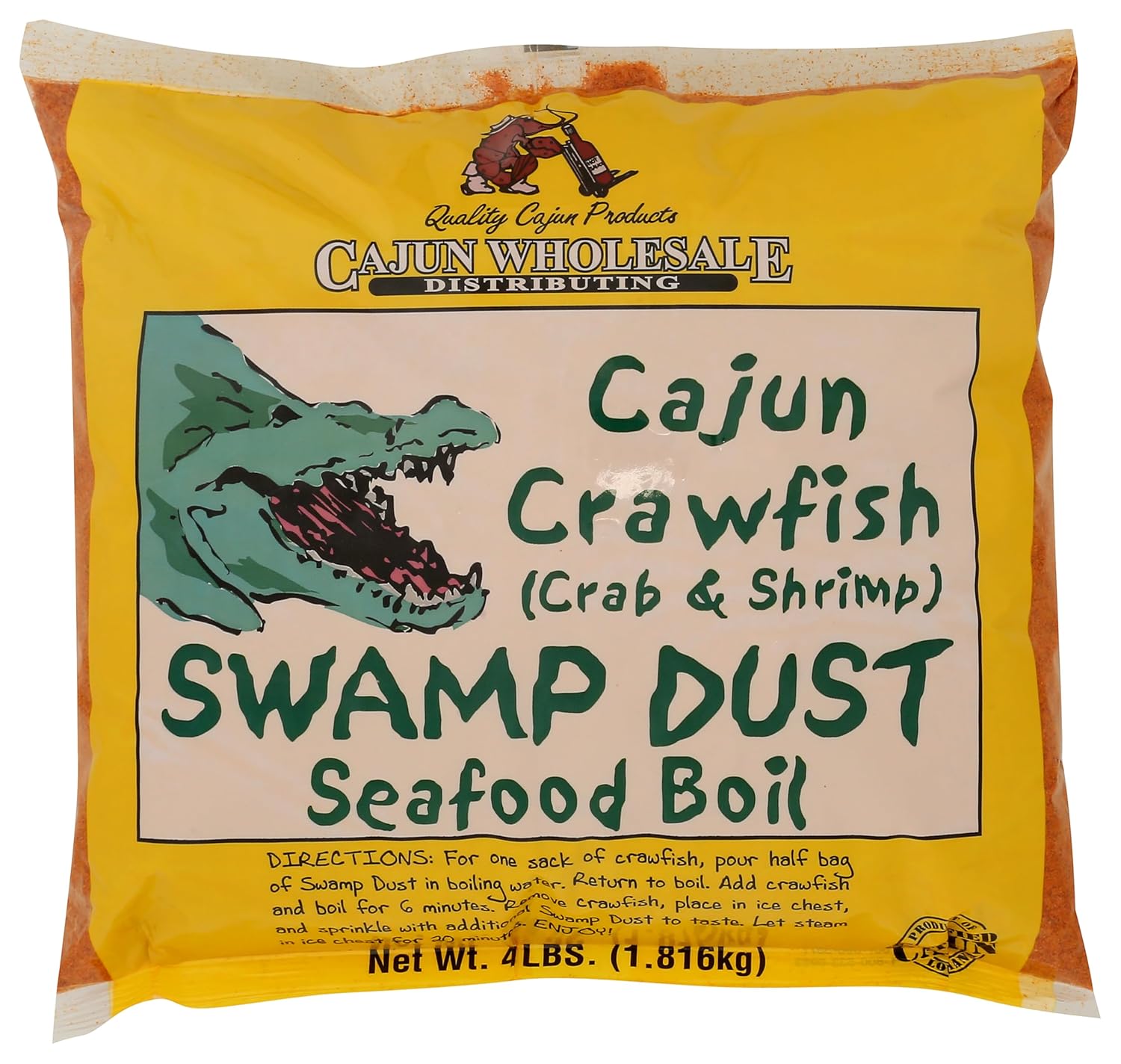 Cajun Crawfish (Crab & Shrimp) Swamp Dust 4LB