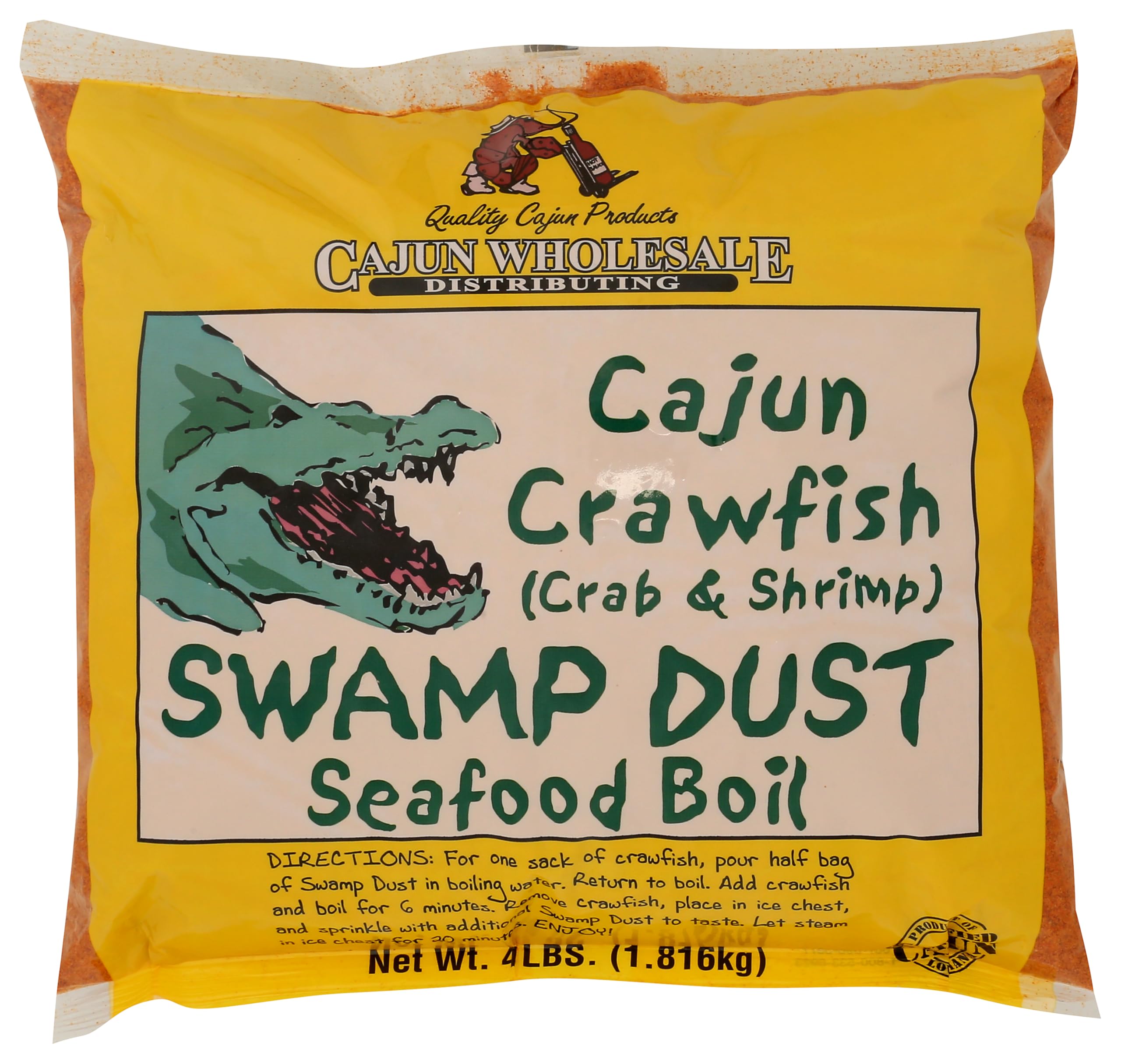 Cajun Crawfish (Crab & Shrimp) Swamp Dust 4LB