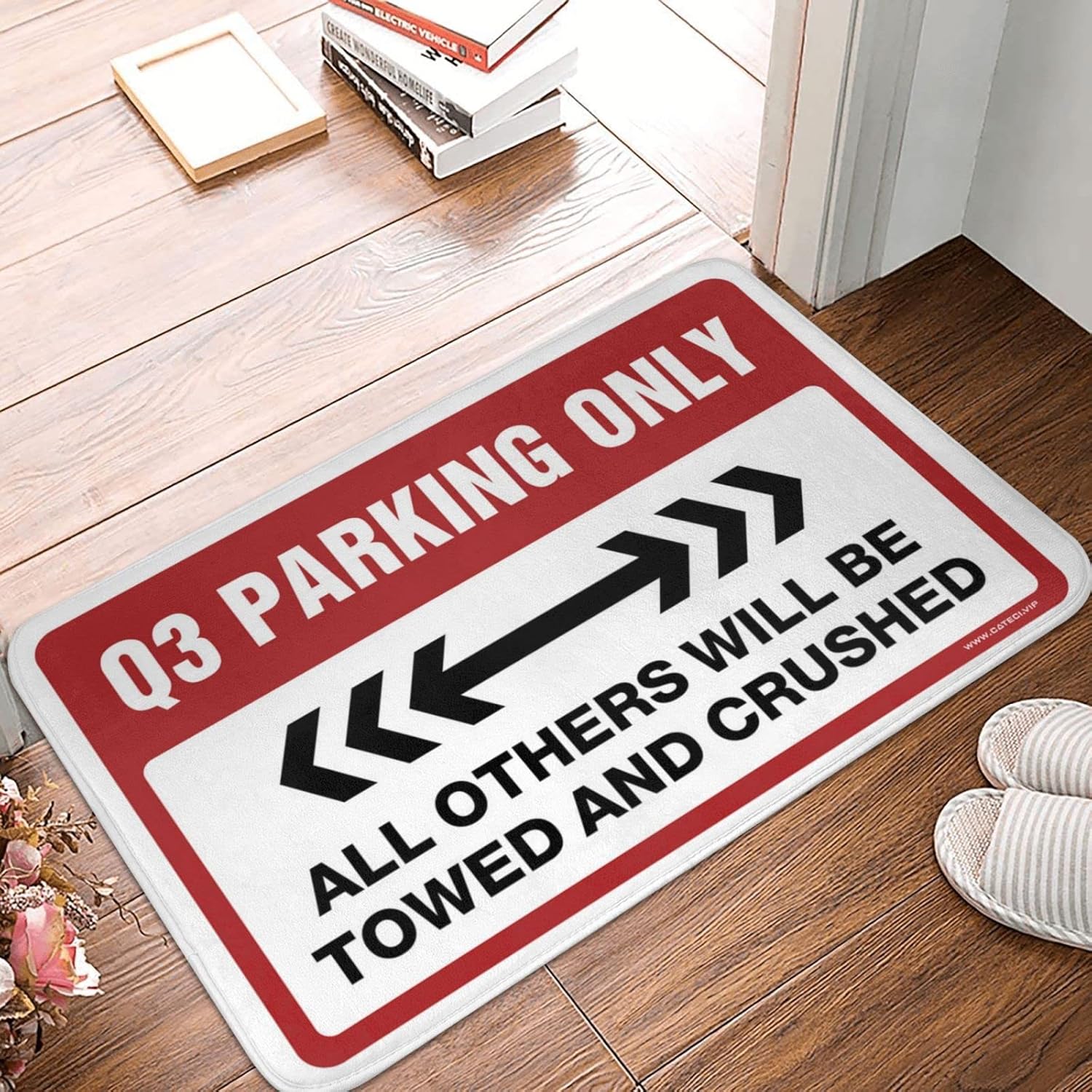 Welcome Mat Classroom Q3 Parking Only Rug Gifts for Home Decor Bedroom Decor for Men(Size:65X90CM), EHFPCGHSE-65X90CM