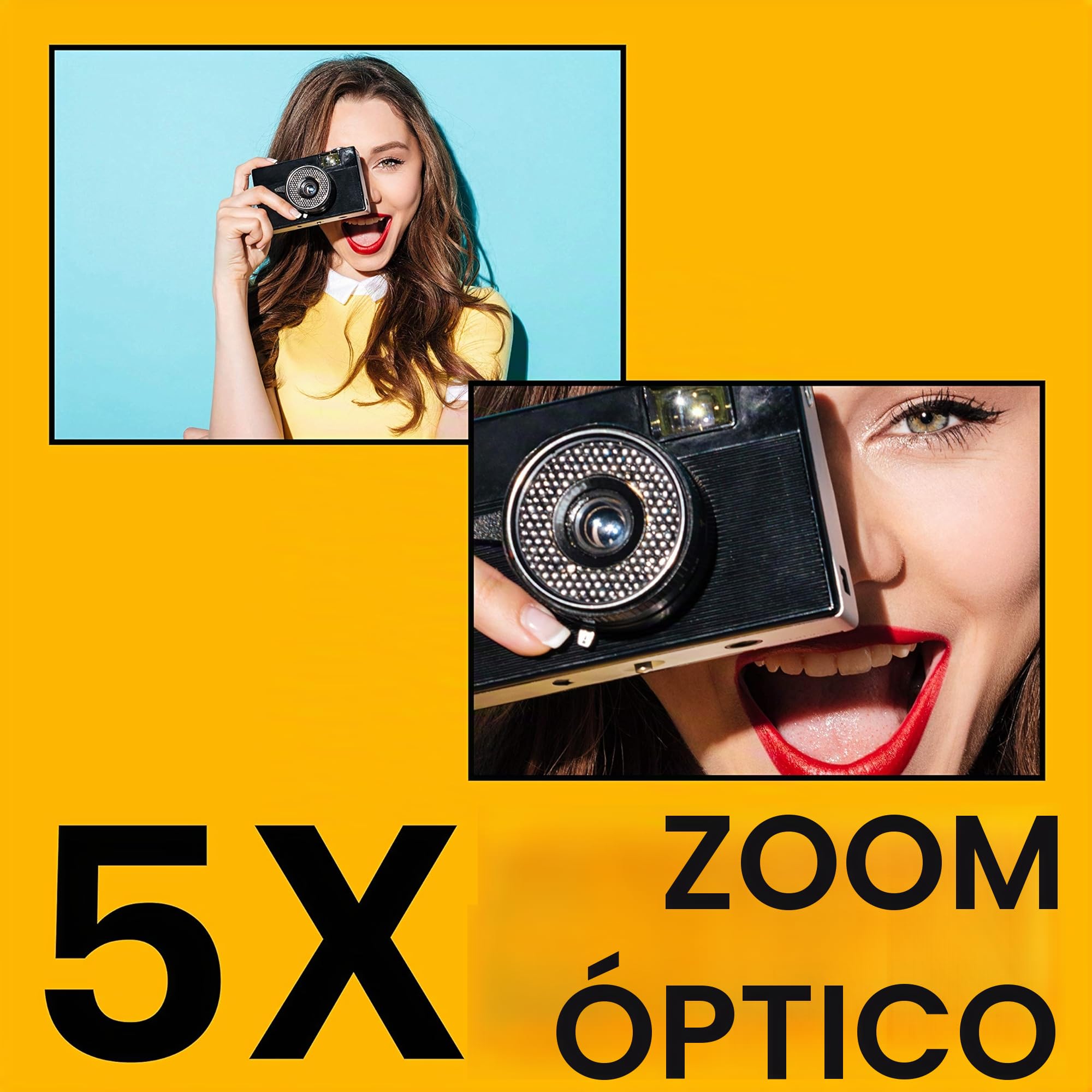 KODAK Camara Digital Pixpro FZ55/ 16MP/ Zoom Eptico 5X/ Azul