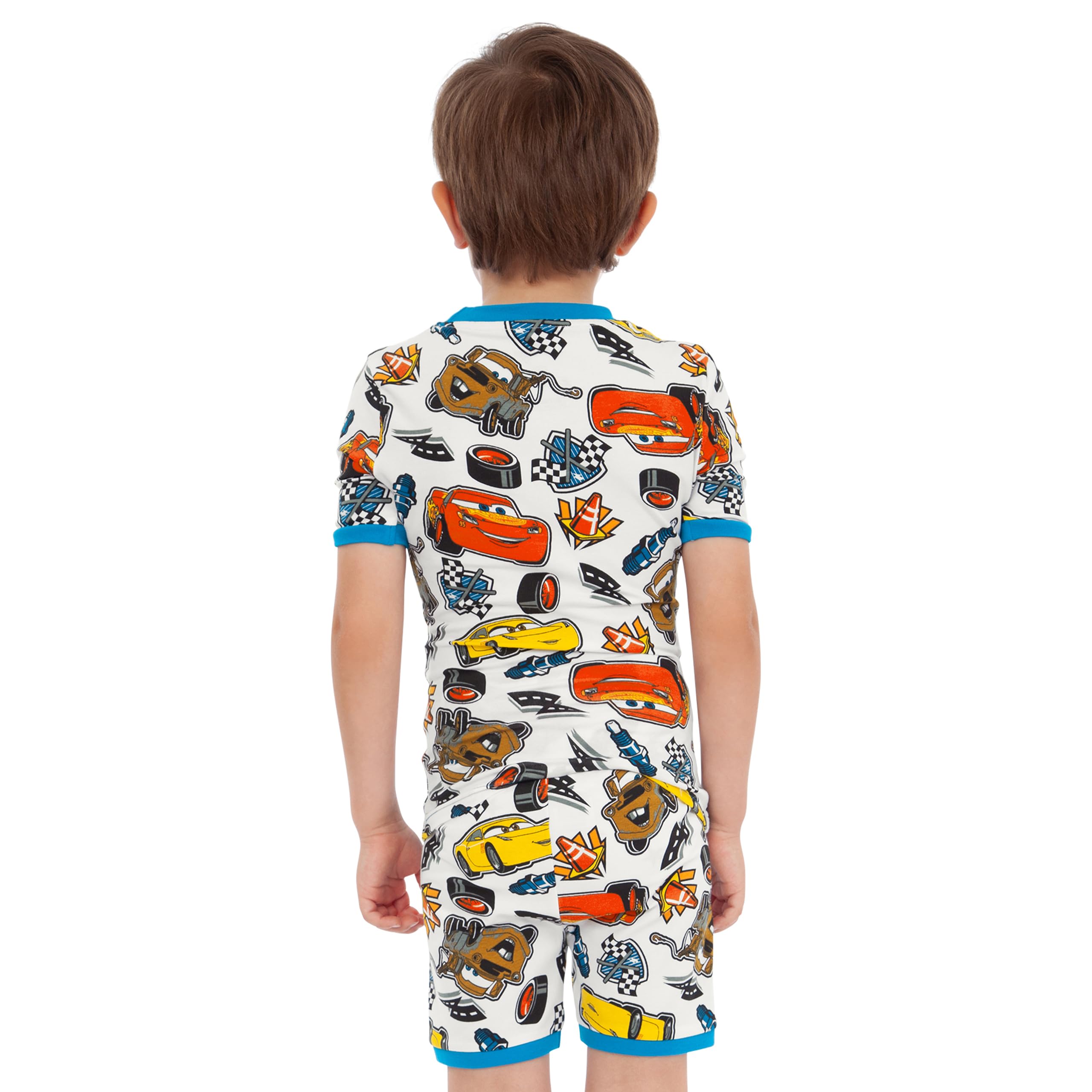 Disney Cars Pyjama | Ensembles de Pyjama Garçon Flash Mcqueen | Bien Ajusté Pyjama pour Enfants