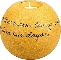 Vista 6 de Pavilion Gift Company Comfort Candles - Portavelas redondo de 4-1/2 pulgadas, amigo