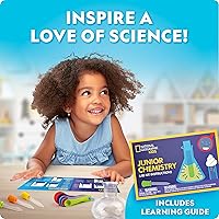 Vista 6 de National Geographic Junior Chemistry Set - Kit completo de laboratorio de aprendizaje temprano con 50 experimentos científicos para niños y más
