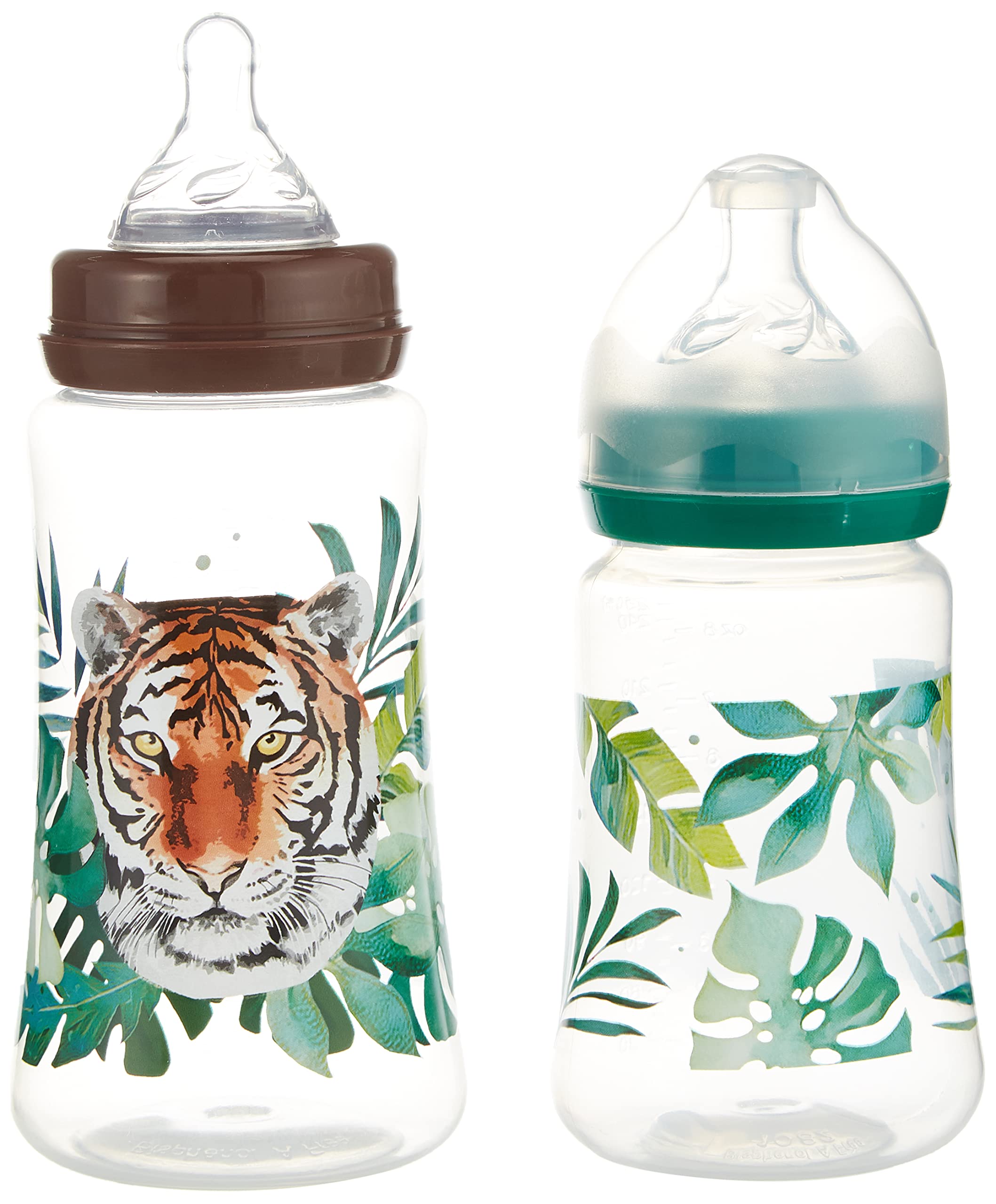 Tommy LiseWide Neck Set Of Baby Bottles Sutable For 3-6 Months - Wild And Free ( 250 ml,360 ml)