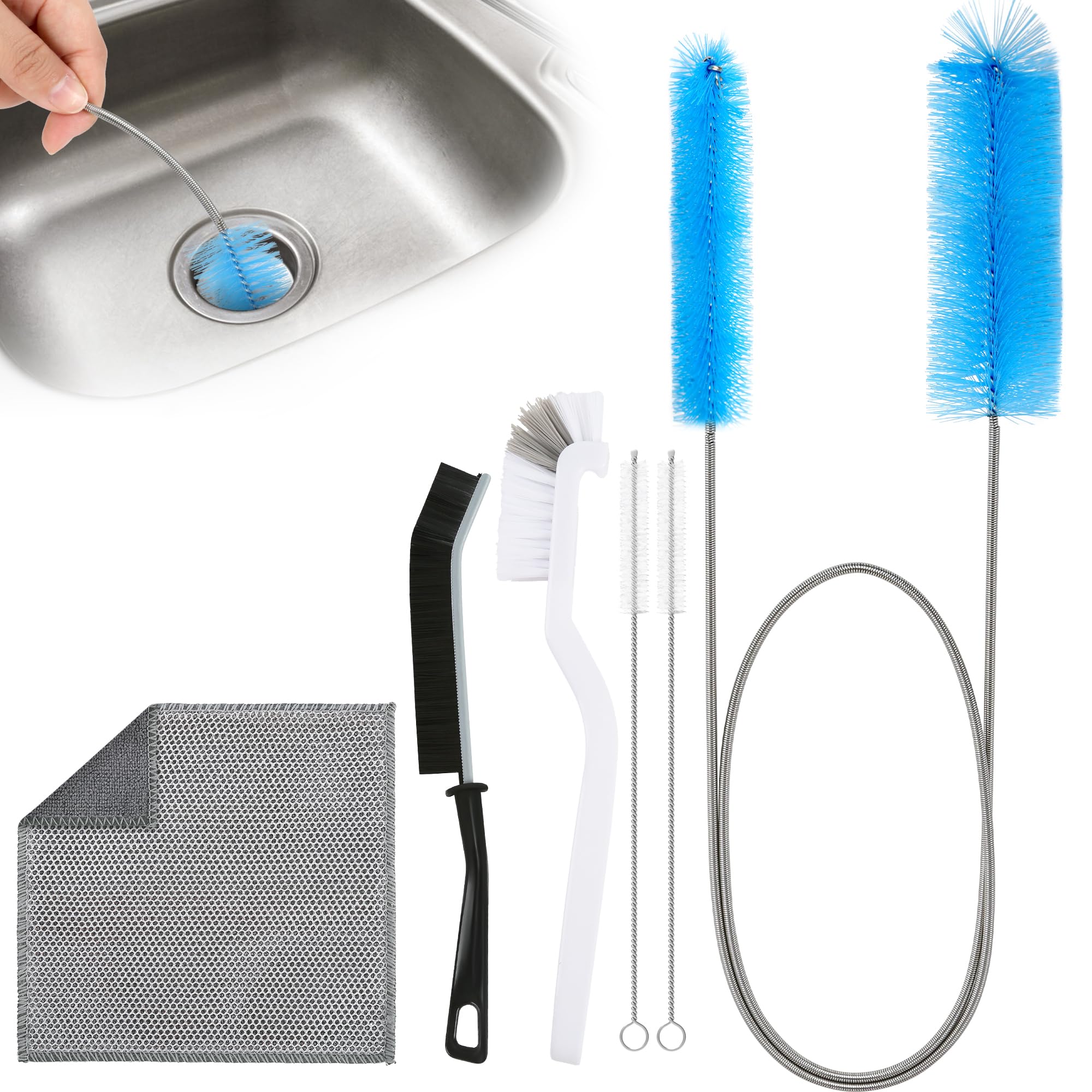 Flexible Drain Brush - 36 Inch Cleaning Hose -1