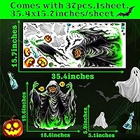 Vista 66 de Halloween Tree Branch Wall Decals Crow Black Raven Bird Wall Decals Peel and Stick Birdcage Raven Stickers Removable Black Crows Branches Halloween