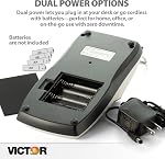 Victor VCT12054 12-Digit Portable Printing Calculator (VCT12054), 1.8" x 4" x 8"