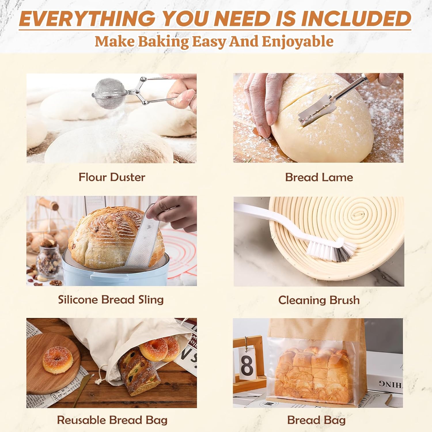 Kit completo para iniciantes de massa fermentada – 24 peças Suprimentos de cozimento de pão de fermento para cozinha moderna, cestas redondas de 23 cm à prova de pão Banneton… em promoção! Veja a oferta e mais achadinhos de Linhas, Kits & Presentes 7 Hoje é o melhor dia para comprar Kit completo para iniciantes de massa fermentada – 24 peças Suprimentos de cozimento de pão de fermento para cozinha moderna, cestas redondas de 23 cm à prova de pão Banneton… com aquele preço maroto! Promoção! Aproveite a oferta! 7