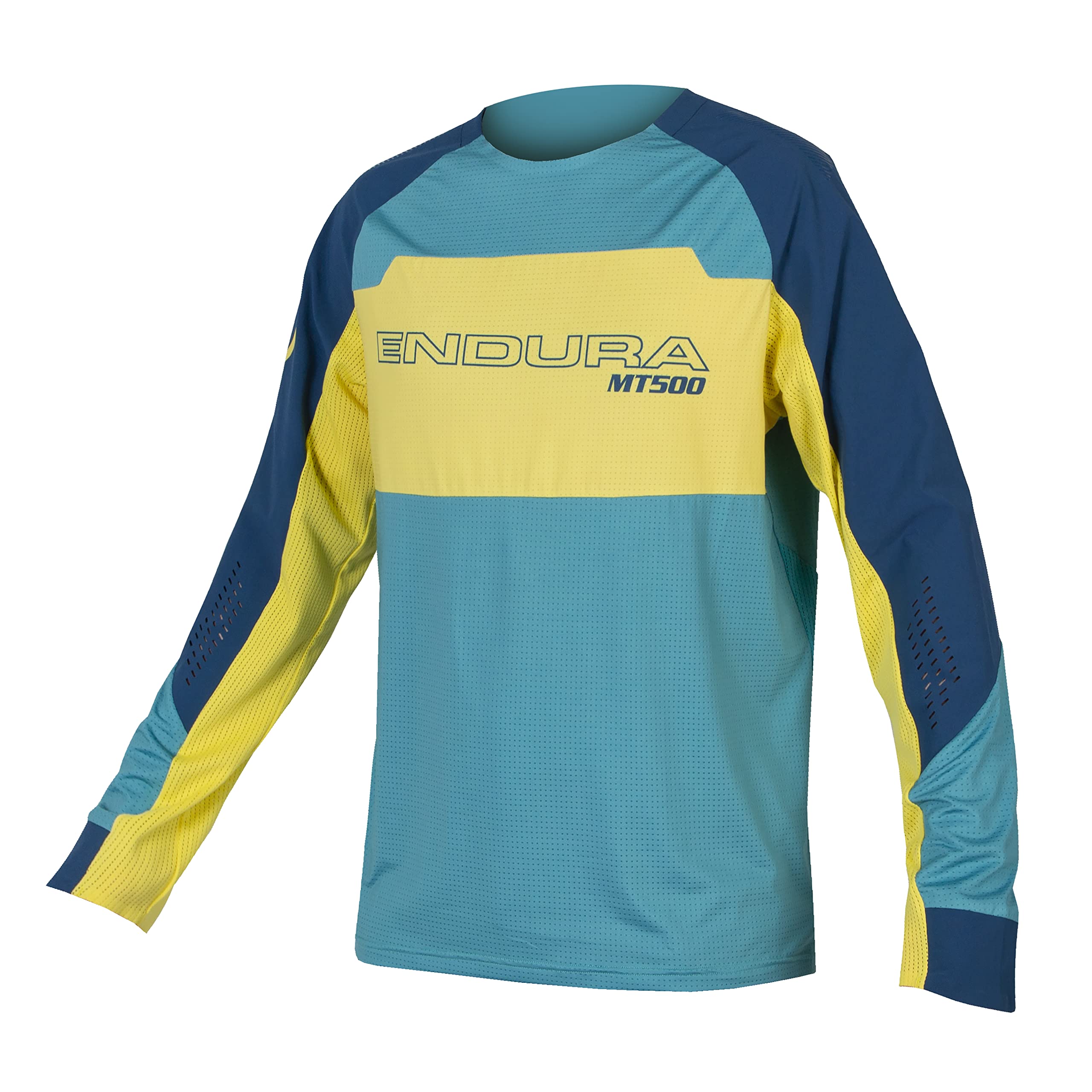 Endura Men's Blueberry Mt500 Burner Lite Long Sleeve Enduro Jersey L