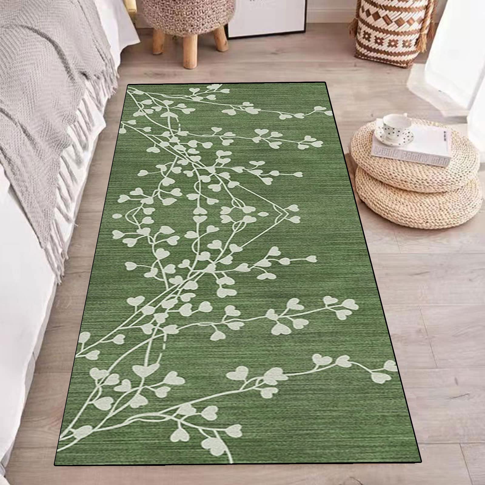 Tappeto Passatoia,Tappeto da Cucina Antiscivolo,Facile da Pulire,Superficie Morbida,Pelo Corto,Passatoia Camera Corridoio Salotto Moderno Design Innovativo Motivo Geometrico