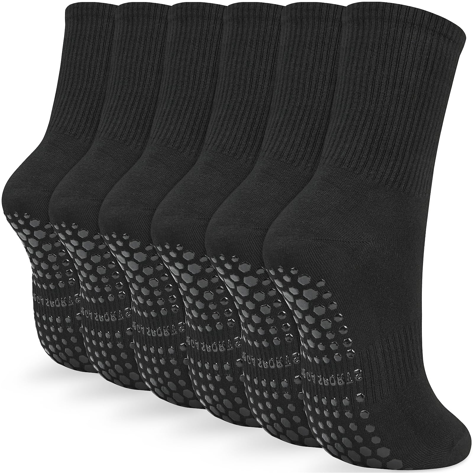 Smlper Yoga Socks for Women with Grips,Non Slip Pilates Grip Socks for Ballet,Dance,Fitness,Running,Workout