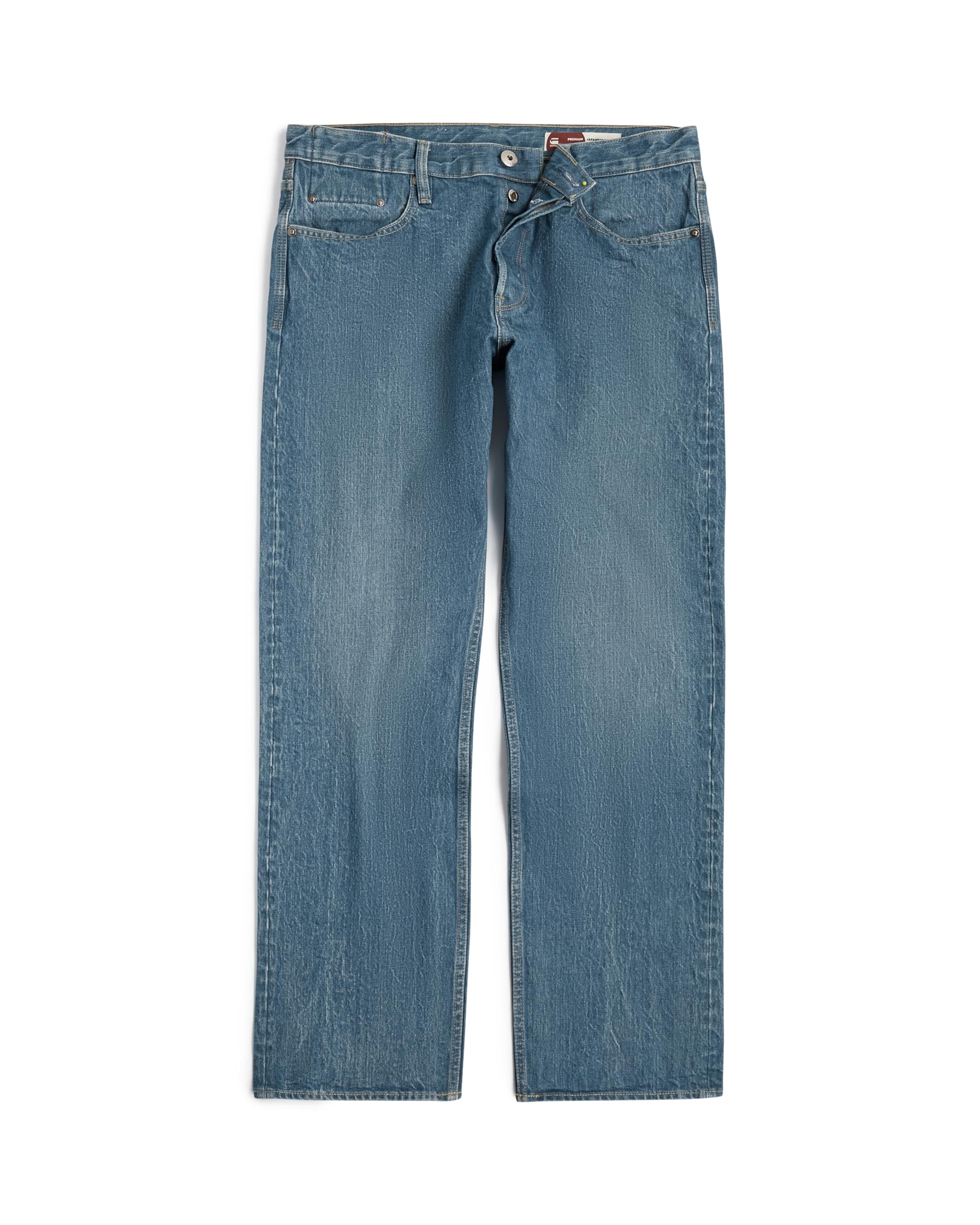 G-Star Herren Dakota Regular Straight Jeans Blau (96 mom Washes D23691-D318-G535) 28W / – Bild 4
