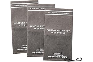 CRAFTSMAN CMXZVBE38737 Wet/Dry Vac Filter Bags for 2 to 2.5 Gallon Shop...