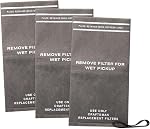 Craftsman Cloth Filters for 7.5 to 9.5 Litre (2 to 2.5 Gallon) Wet/Dry Shop Vacuums and Powerhead Bucket Vac, 3-Pack (CMXZVBE38737) | For General Debris, Fits Most CRAFTSMAN 2 to 2.5 Gallon Shop Vacuums and Powerhead Bucket Vac, 3-Pack