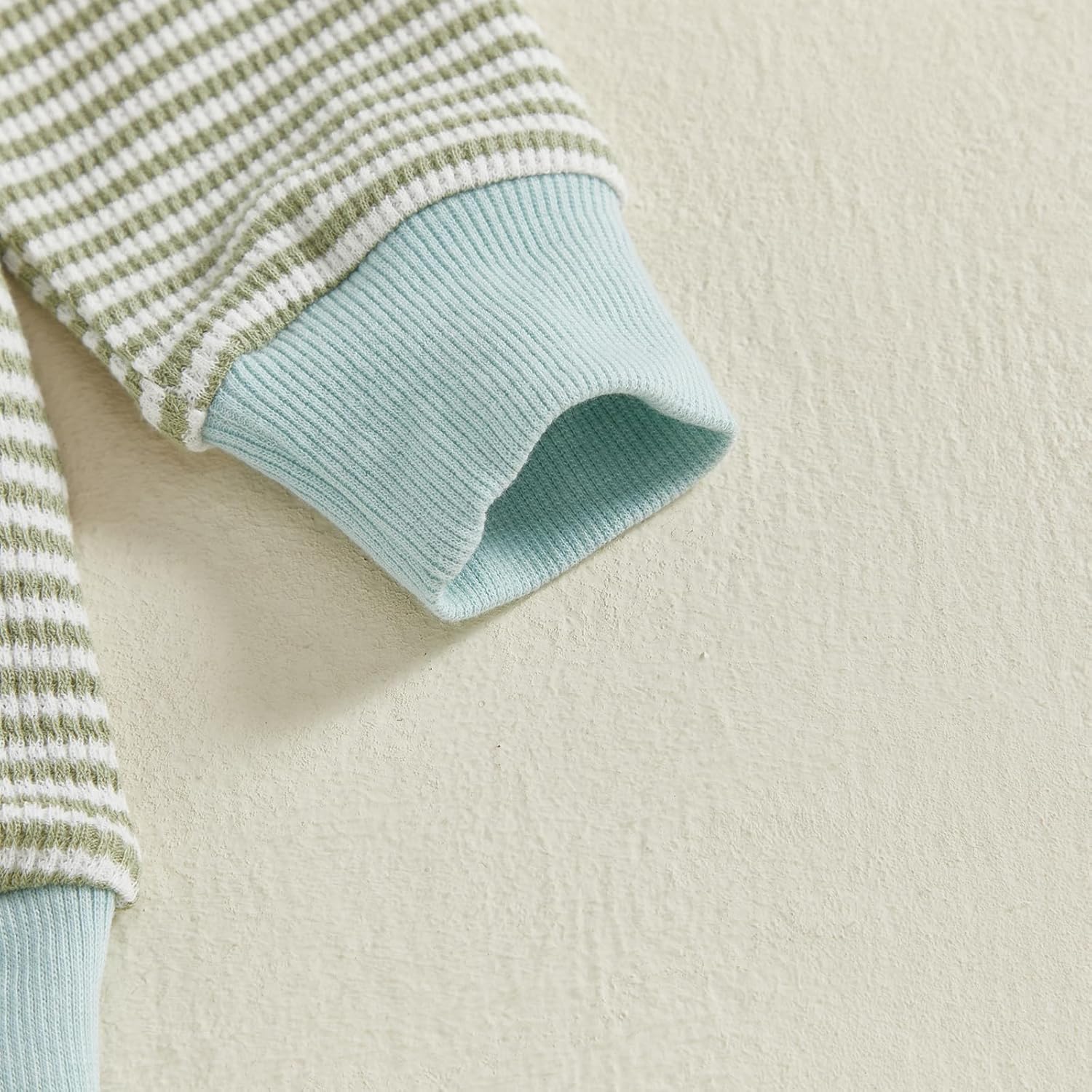 fhutpw Baby Toddler Boy Girl Fall Winter Clothes Embroidery Stripe Pullover Pants Sets Infant Long Sleeve Sweatshirt Outfits - Image 7