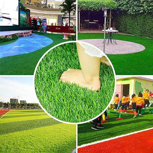 HIYOUGO Césped de césped artificial césped sintético realista para mascotas césped de perro para interiores y exteriores alfombra de césped