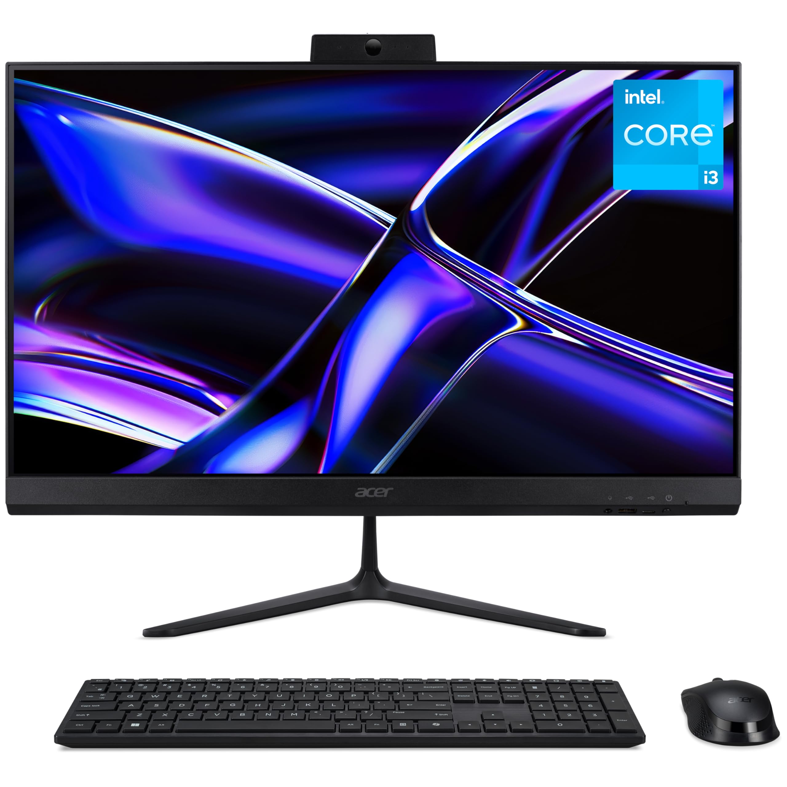 acer Aspire C27-2E All-in-One Desktop PC - Intel Core i5-13420H, 16GB, 1TB SSD, Integrated Graphics, 27" Full HD, Windows 11, Black — view 7