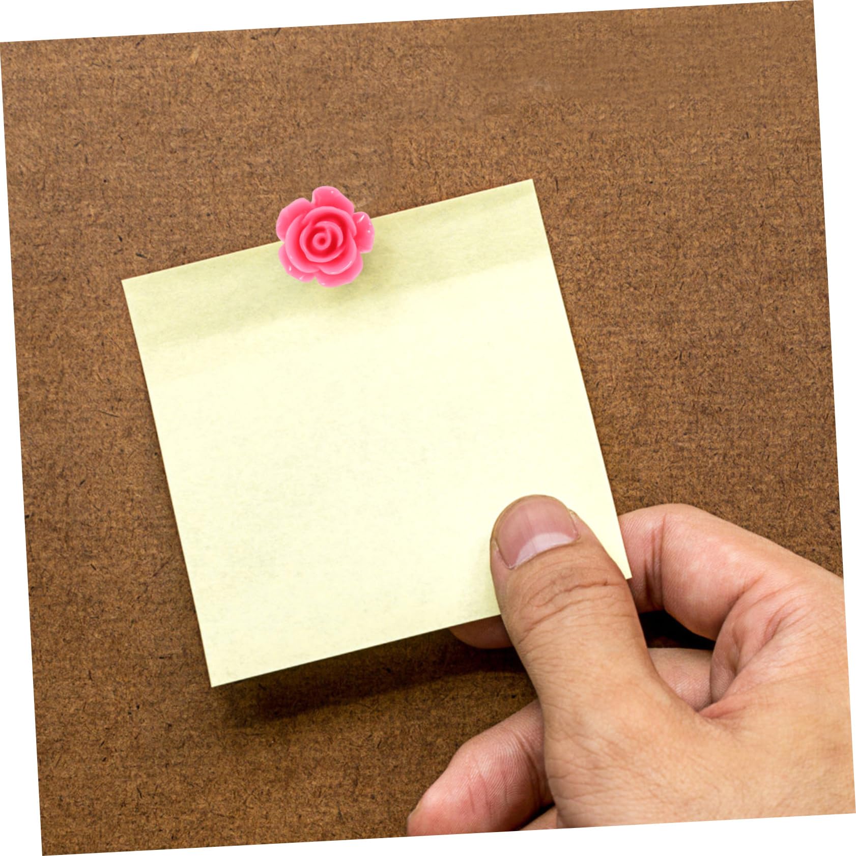 NUOBESTY 150 Pièces Punaise Rose Boite de Rangement boîte de Rangement Épingles à punaiser Broche de Papier d'artisanat Jolies punaises Punaise Pratique punaises Multifonctions résine