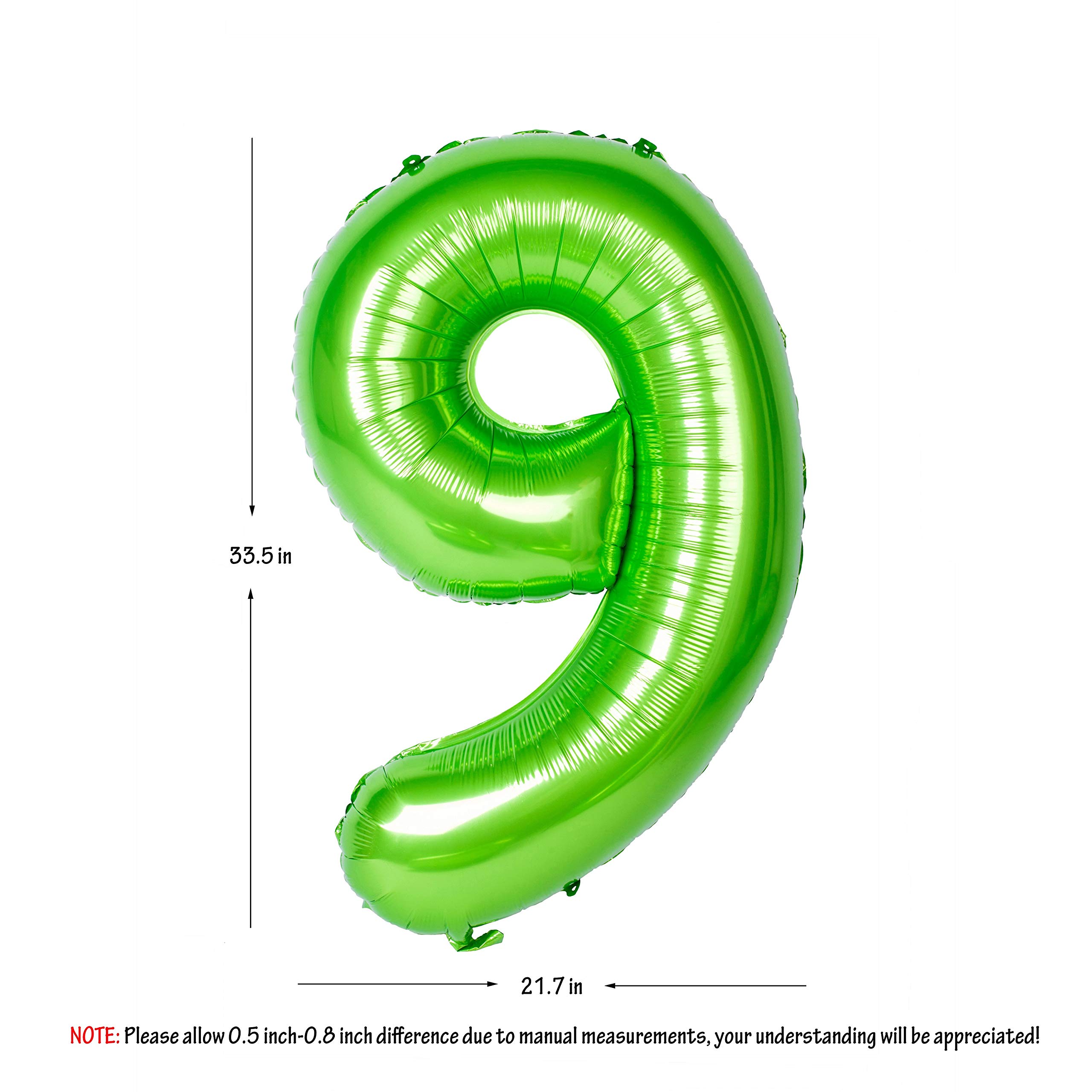 Red 0 balloon 40 Inch Giant Helium Foil Number 0 to 9 Red Balloon Birthday Wedding Party Digital Decorations (Number 0) — view 70