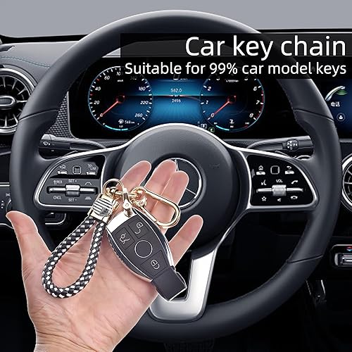 Miniatura 2 de WUGIHAN Llavero de coche, G-negro y orobandera americana