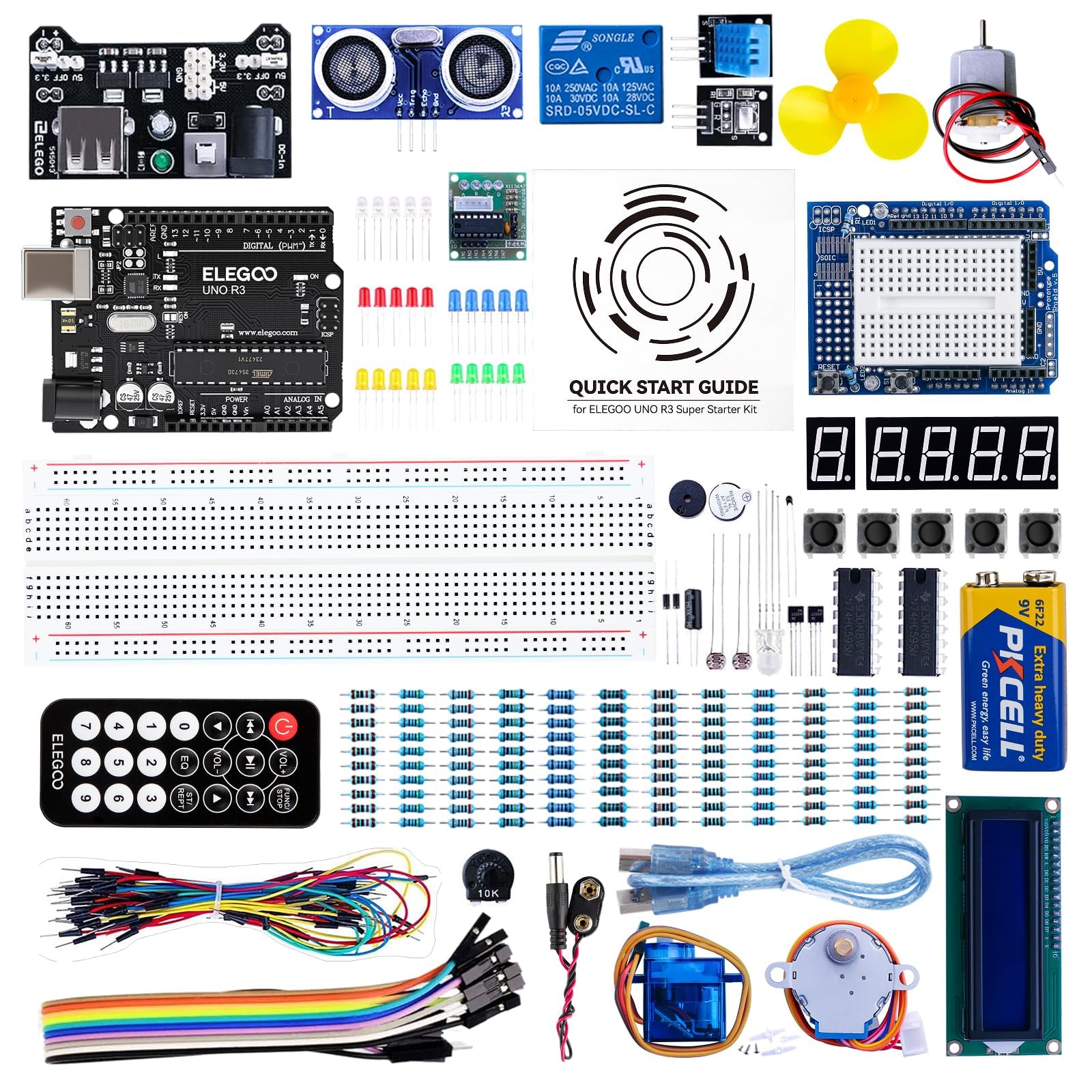 ELEGOO UNO R3 Super Starter Kit kompatibel mit Arduino IDE Projekt