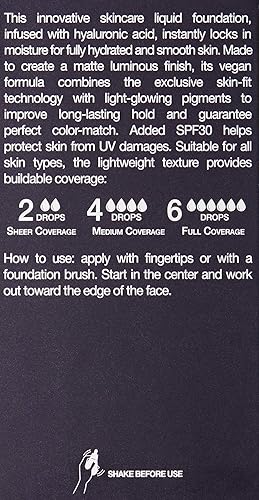 Miniatura 3 de By Terry Hyaluronic Hydra-Foundation  SPF Liquid Foundation Makeup  Buildable Coverage  SPF 30  Vegan  30ml 1 fl oz