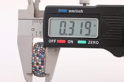 Miniatura 8 de Diseño especial 5 Líneas Multipiedra Turca Joyería hecha a mano Amatista Rosa Rubí Turquesa Zafiro Citrino Topacio Piedra 925 Anillo de Plata de Ley