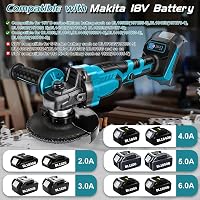 Roadtime 850W 125mm Akkus Sarokcsiszoló Makita 18V Kompatibilis Kefe Nélküli 2