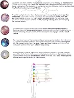 Vista 214 de Precious Gemstone Natural Crystal Healing Bracelet, Rutilated Quartz, Moonstone, Quartz Handmade Original Design Bracelet