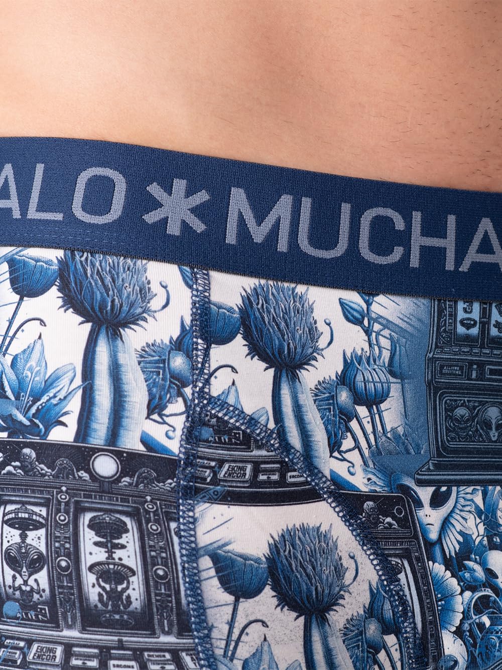 Muchachomalo Hombre Bóxer 10-Pack, Estampado, Algodón, Cinturilla Elástica
