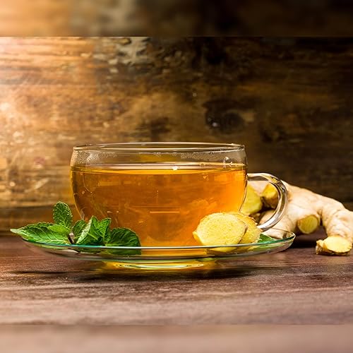 Miniatura 4 de Té de jengibre paquete de 3 raíces 100% puras (90 bolsas premium), té de hierbas totalmente natural sin cafeína