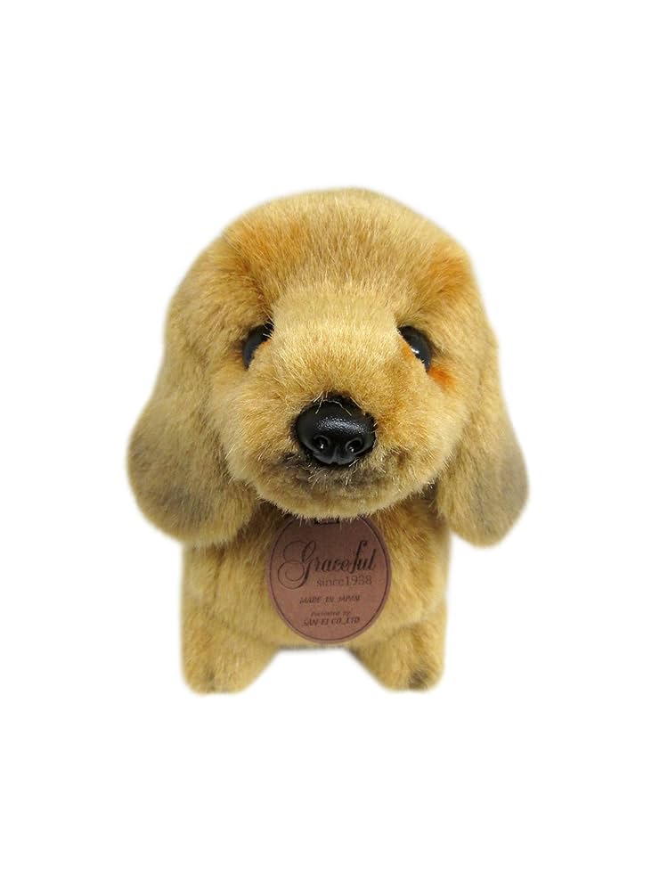 犬　三英　ダックスフント　ぬいぐるみ グレイスフル ダックスフント ブラック＆タン 犬 ぬいぐるみ