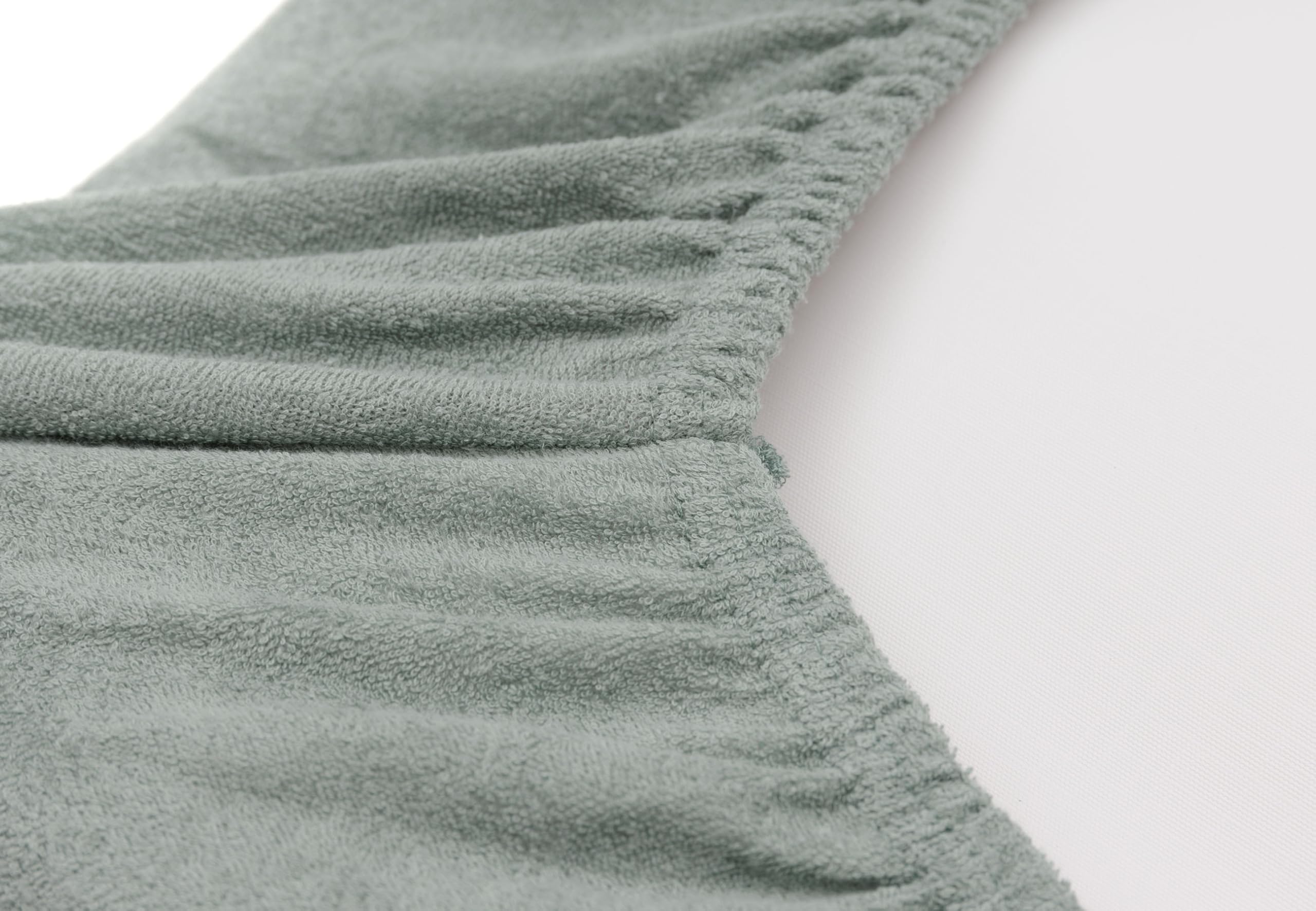 Jollein Terry Changing Mat Cover, Sea Green/Ivory, 2-Pack, 50x70cm, 85% Cotton, 15% Polyester, Oeko-TEX Certified - Image 4